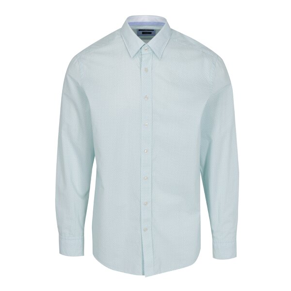 Camasa verde&alb cu print - Hackett London Dotty