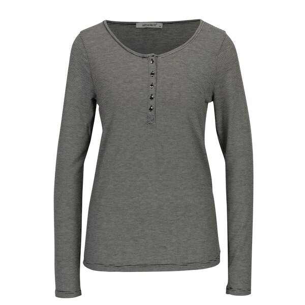 Bluza alb & negru cu model fin un dungi - Haily´s Greta