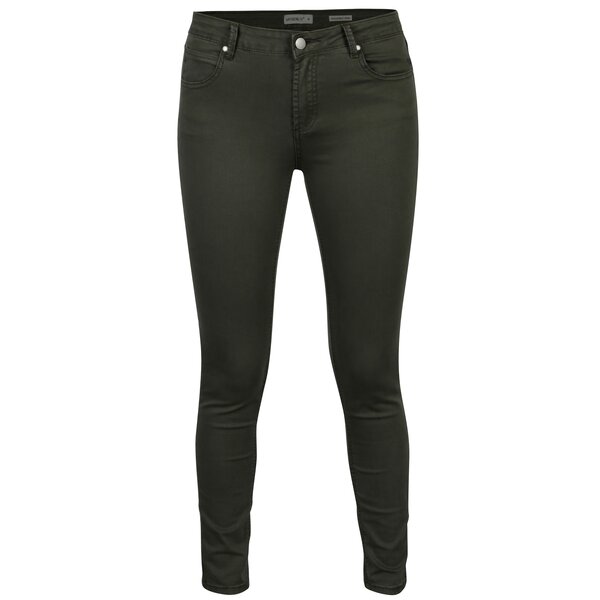 Blugi skinny kaki inchis - Hailys Hanna