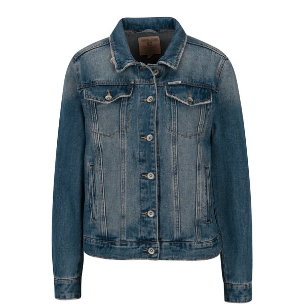 Jacheta din denim cu aspect prespalat pentru femei - Garcia Jeans