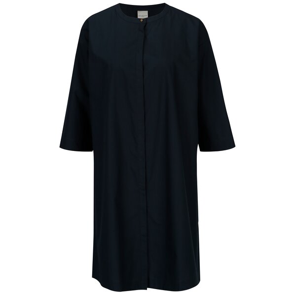 Rochie camasa bleumarin cu maneci 3/4 - Selected Femme Aman