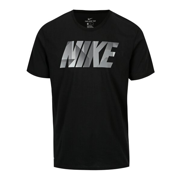 Tricou negru cu logo pentru barbati Nike