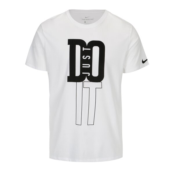 Tricou alb cu logo pentru barbati Nike