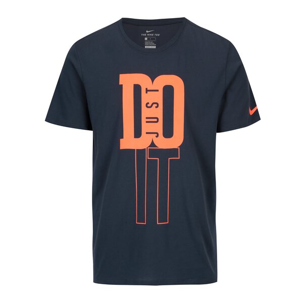 Tricou bleumarin cu logo pentru barbati Nike