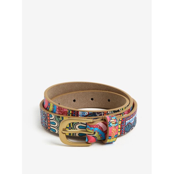 Curea cu model decorativ multicolor Desigual Vinland
