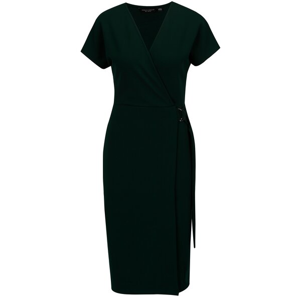 Rochie verde petrecuta cu decolteu in V - Dorothy Perkins