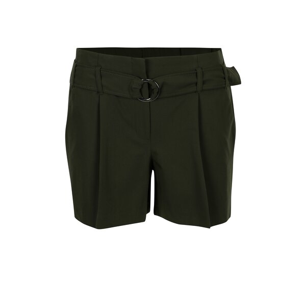 Pantaloni scurti verzi cu talie elastica - Dorothy Perkins