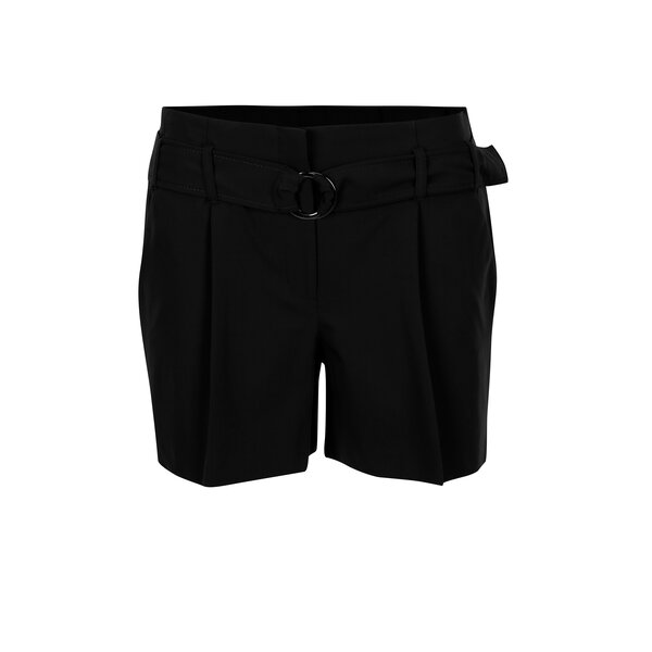 Pantaloni scurti negri cu talie elastica - Dorothy Perkins
