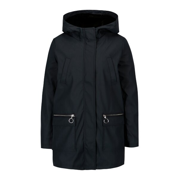 Jacheta parka bleumarin cu dublura detasabila din blana Dorothy Perkins