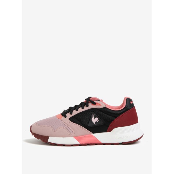 Pantofi sport negru&roz pentru femei - Le Coq Sportif Omega Mesh