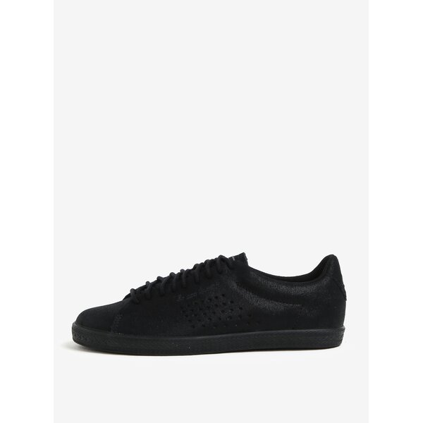 Tenisi negri din piele naturala pentru femei - Le Coq Sportif Charline Metallic