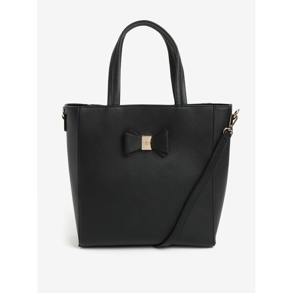 Geanta neagra de mana cu funda decorativa - LYDC