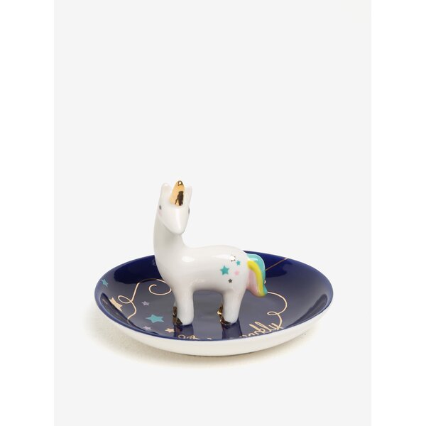 Suport bleumarin pentru bijuterii in forma de unicorn - Disaster Candy Pop