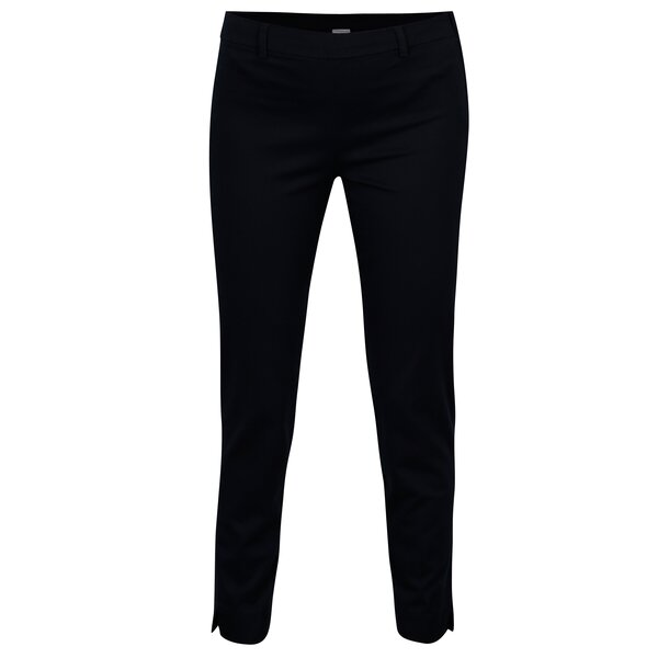 Pantaloni bleumarin cu fermoar lateral - Jacqueline de Yong