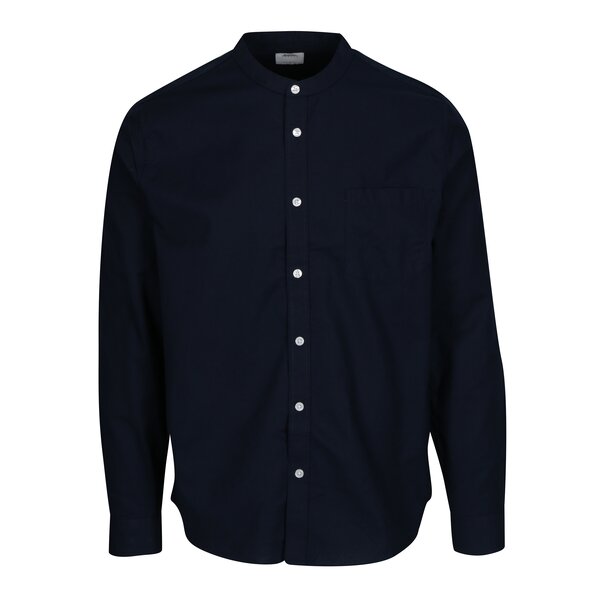 Camasa bleumarin cu guler tunica Burton Menswear London