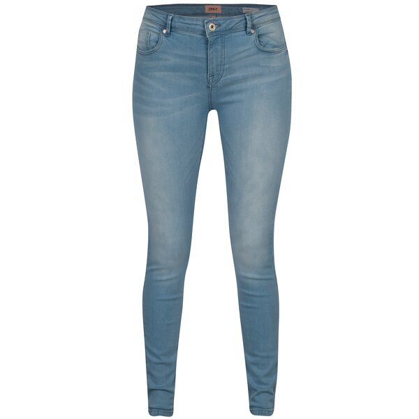 Blugi albastru deschis skinny fit cu efect push up - ONLY Allan