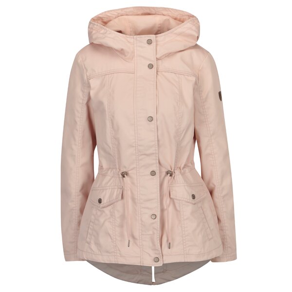 Jacheta parka roz cu gluga - ONLY New Kate