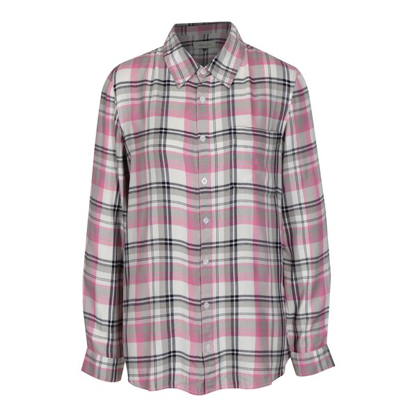 Camasa din bumbac in carouri roz & crem - Blendshe Riri