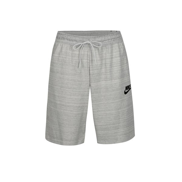 Pantaloni scurti sport gri melanj pentru barbati Nike
