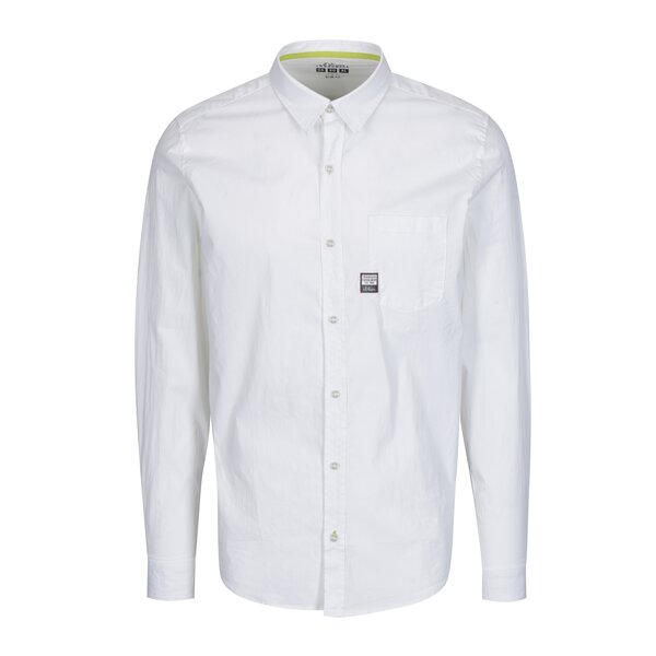 Camasa alba slim fit pentru barbati s.Oliver