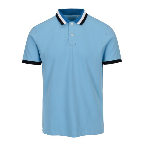 Tricou polo albastru slim fit pentru barbati s.Oliver