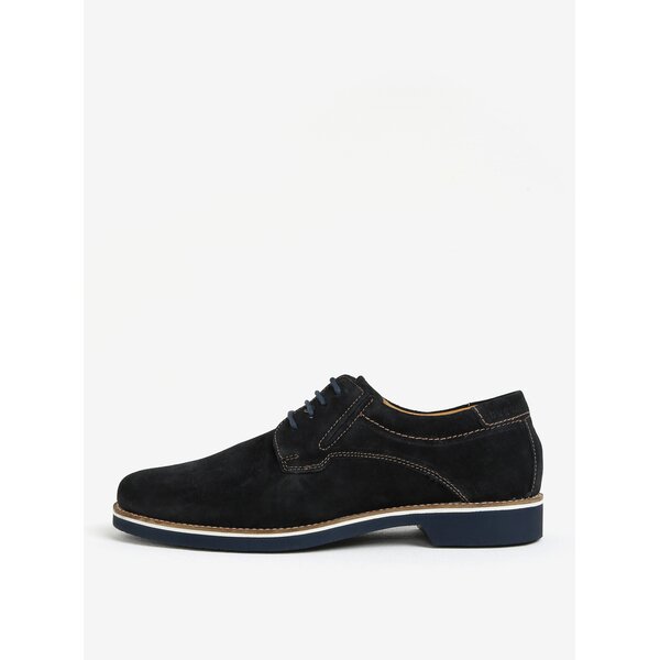 Pantofi bleumarin din piele intoarsa - bugatti Falco