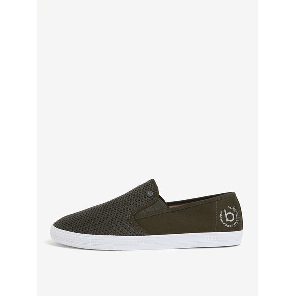 Tenisi slip on kaki - bugatti Warrior