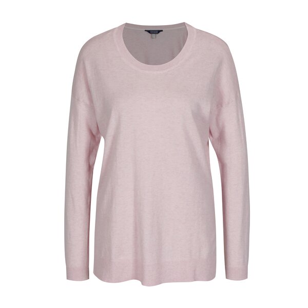 Pulover roz deschis din bumbac pentru femei - Tom Joule Sally