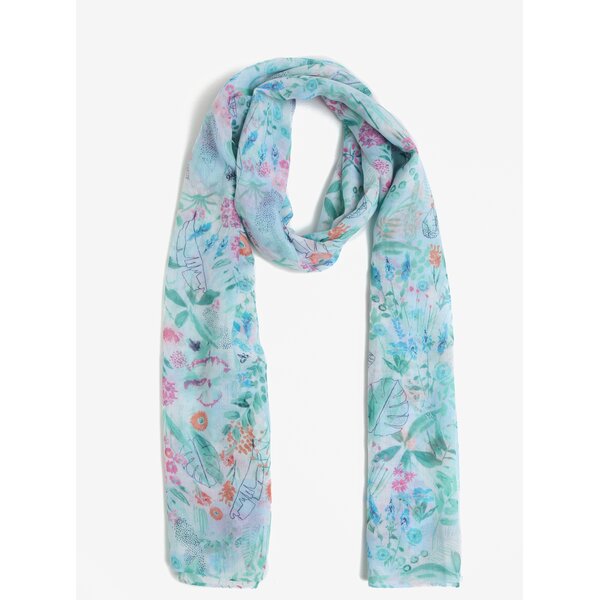 Esarfa verde&crem cu print - Tom Joule Wensley