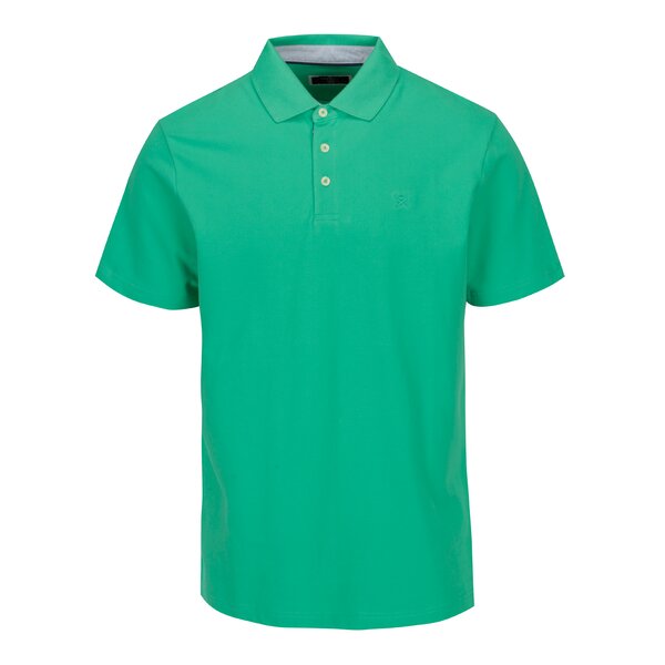Tricou polo verde cu broderie - Hackett London Swim
