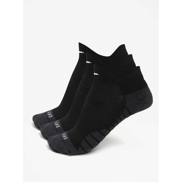 Set de 3 perechi de sosete negre - Nike Dry Cushion Low