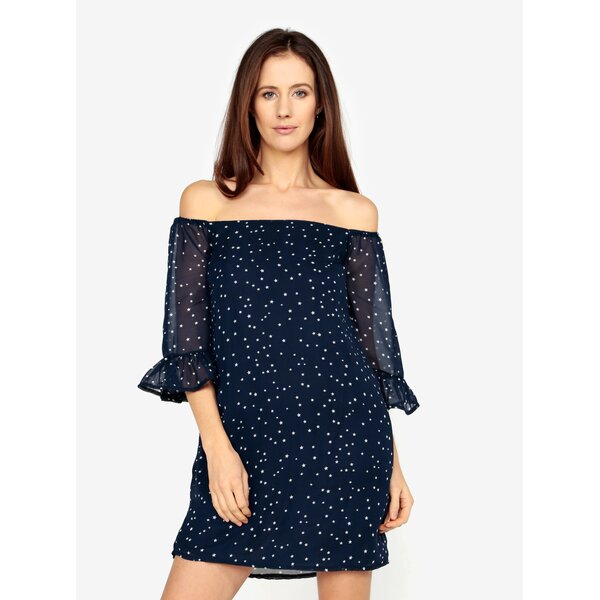 Rochie albastra cu stelute - MISSGUIDED