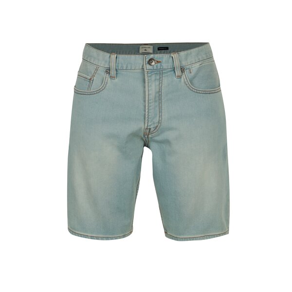 Blugi scurti albastri straight fit Quiksilver