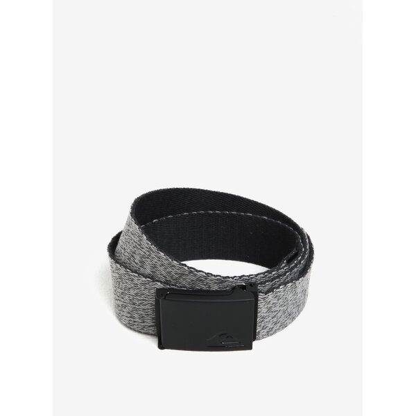 Curea gri melanj cu catarama metalica Quiksilver