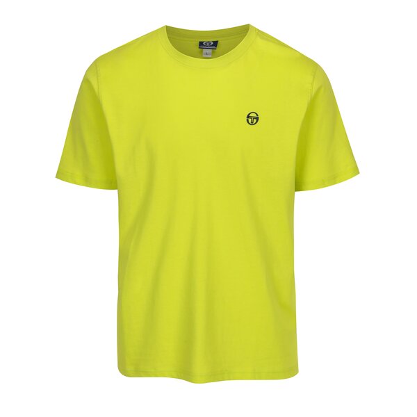 Tricou galben neon cu logo Sergio Tacchini Daiocco