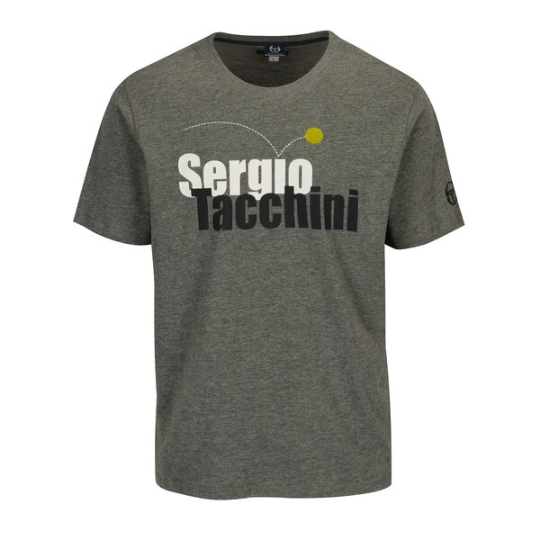 Ticou gri melanj cu logo Sergio Tacchini Leto