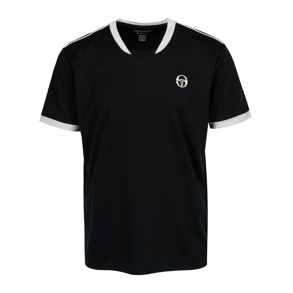 Tricou sport bleumarin cu garnitura alba Sergio Tacchini Club Tech