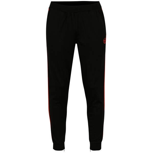 Pantaloni sport negri cu fermoare la terminatii pentru barbati - Sergio Tacchini Young Line