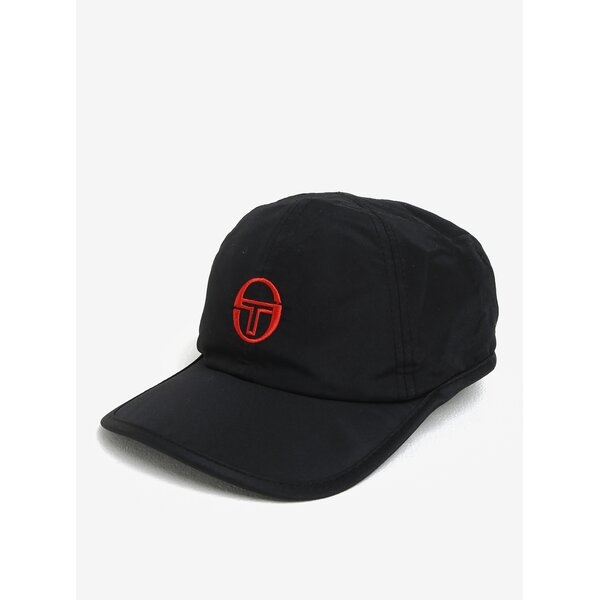 Sapca neagra cu logo brodat pentru barbati - Sergio Tacchini Pro
