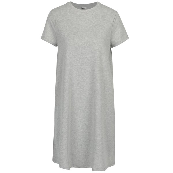 Rochie tricou gri melanj cu buzunare - Noisy May Lucky