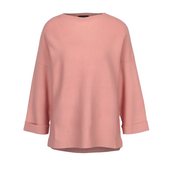 Pulover roz cu umeri cazuti pentru femei Broadway Brim