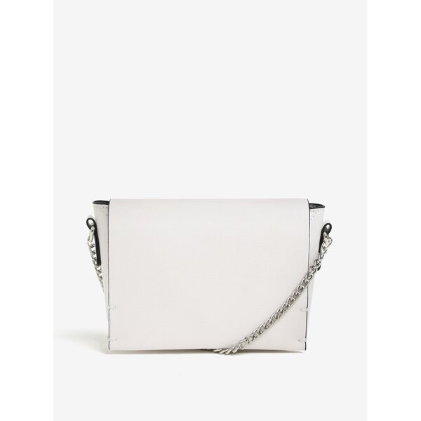 Geanta alba crossbody cu lant metalic Miss Selfridge
