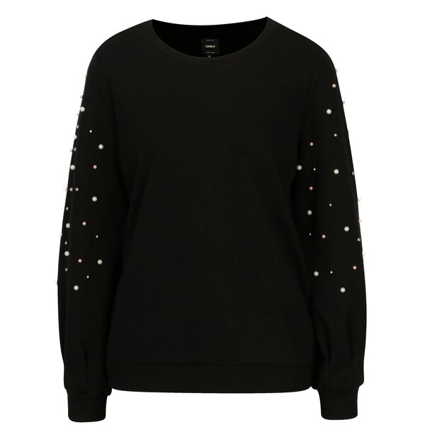 Bluza neagra cu margele ONLY Asti