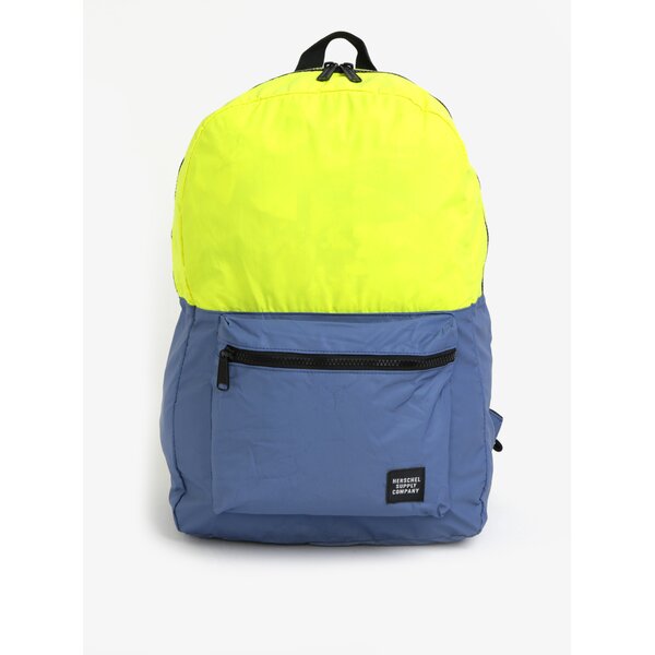 Rucsac galben neon cu albastru Herschel Packable Daypack 24,5 l