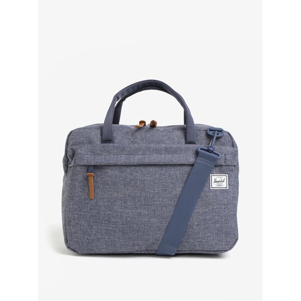 Geanta pentru laptop albastra cu bareta detasabila Herschel Gibson 15 l