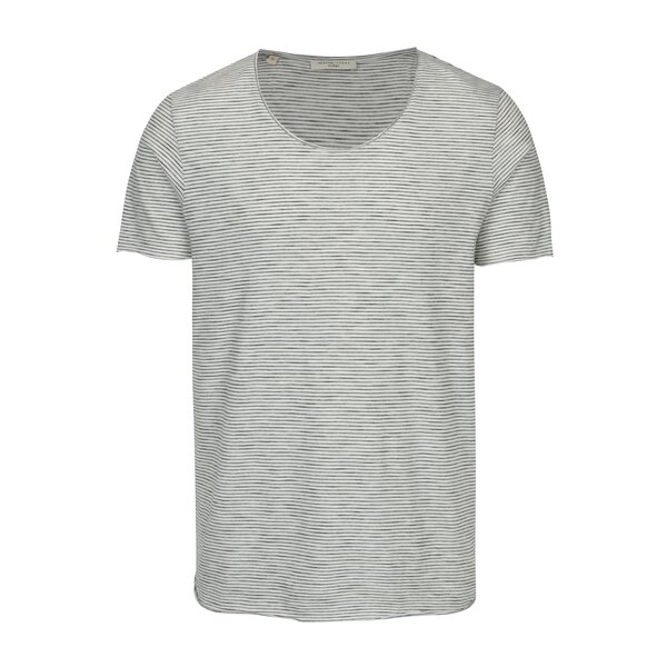 Tricou crem in dungi - Selected Homme Newmerce