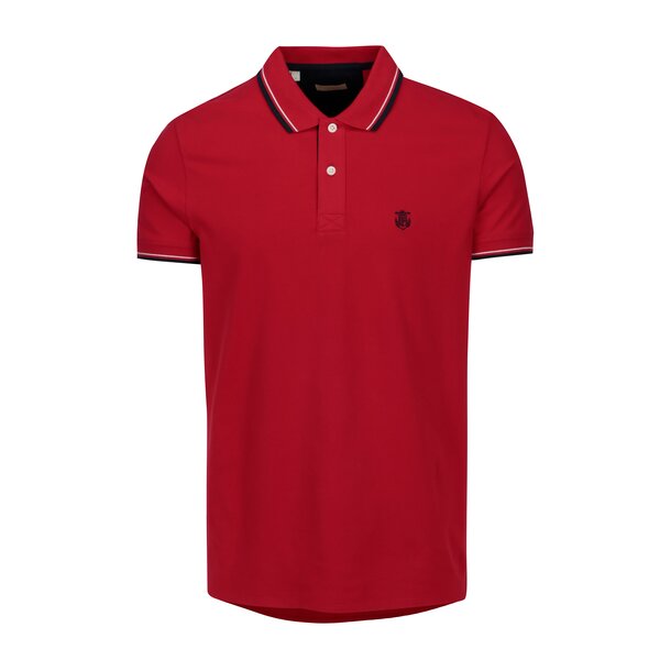 Tricou polo rosu cu broderie - Selected Homme Newseason