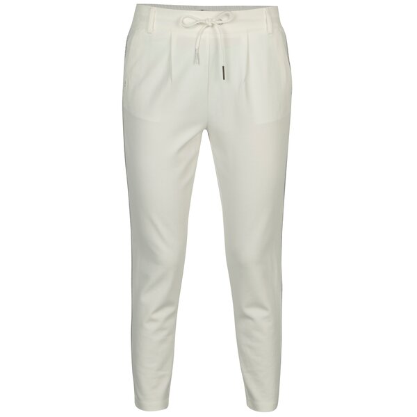 Pantaloni crem cu siret in talie ONLY Poptrash