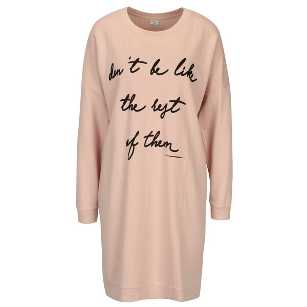 Rochie sport roz prafuit cu print Jacqueline de Yong Newton
