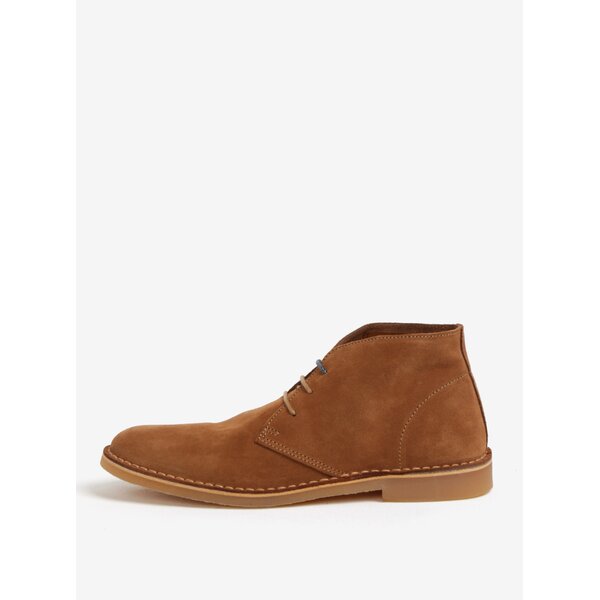 Ghete Chukka maro deschis din piele intoarsa - Selected Homme Royce